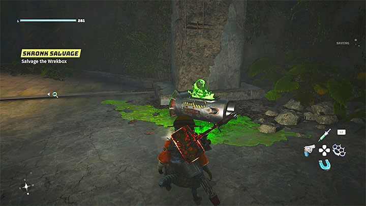 Innym sposobem na zdobywanie punktów Bio jest odnajdywanie specjalnych zielonych pojemników Bio (Bioblob Container) - przykładowy pokazuje obrazek - Biomutant: Bio-punkty, Punkty psioniczne - jak zdobywać? - Biomutant - poradnik do gry