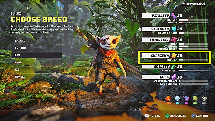 Na skuteczność kolejnych prób perswazji może mieć wpływ atrybut Charyzma - Biomutant: Perswazja - jak zaliczyć próbę? - Biomutant - poradnik do gry