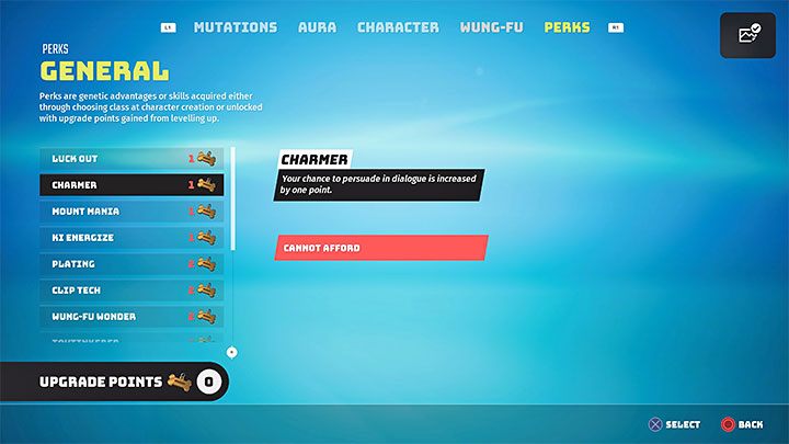 Na skuteczność perswazji wpływa też perk (atut) o nazwie Czaruś (Charmer), który możecie odblokować poświęcając na ten cel zaledwie 1 punkt rozwoju - Biomutant: Perswazja - jak zaliczyć próbę? - Biomutant - poradnik do gry
