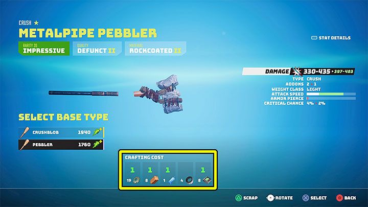 Przy finalizowaniu procesu stworzenia jakiegoś przedmiotu u dołu ekranu wyświetlana jest informacja o jego koszcie, tzn - Biomutant: Zasoby/Resources - jak zdobywać? - Biomutant - poradnik do gry