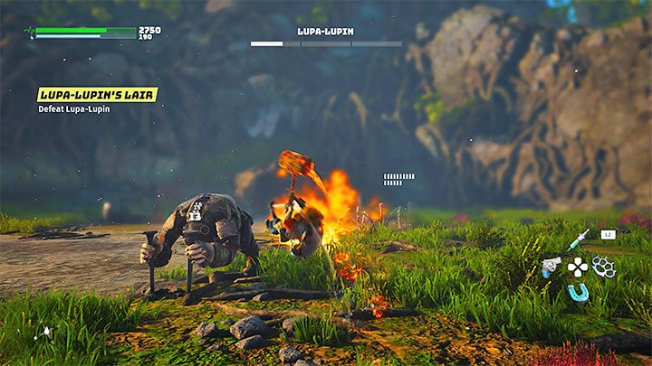 Po zakończonej rozmowie rozpocznie się właściwe starcie z bossem Lupa-Lupin - Biomutant: Pojedynek z Lupa-Lupin - czy można wygrać? - Biomutant - poradnik do gry