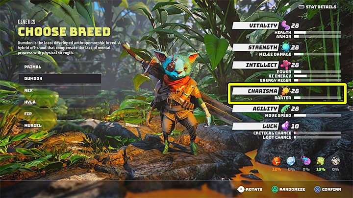 Na ceny u handlarzy wpływa wartość atrybutu Charyzma (Charisma) i powiązanego z nią barteru (Barter) - Biomutant: Handlarze i różne sklepy - Biomutant - poradnik do gry