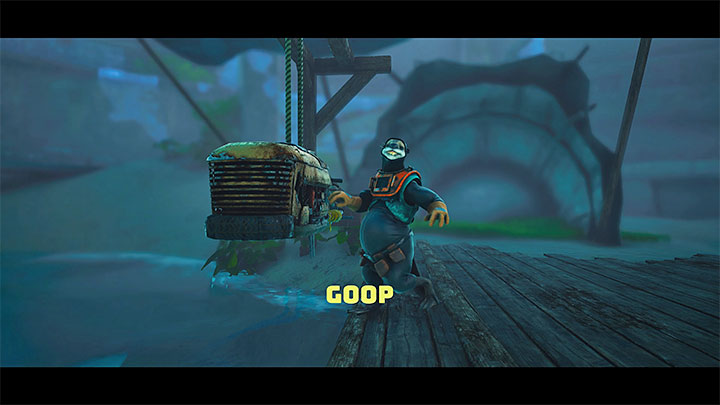Skuter wodny Ślizgosiupnia możecie odblokować dzięki przystąpieniu do głównego questu NPC-a o imieniu Goop, którego spotkacie w trakcie przechodzenia głównej fabuły - Biomutant: Wierzchowce i maszyny - Biomutant - poradnik do gry
