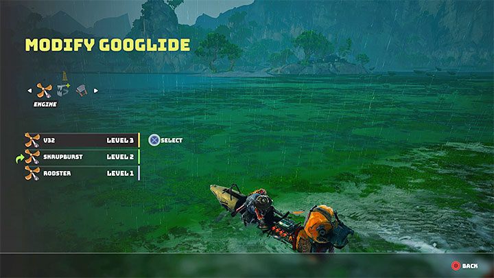 Najważniejszą informacją na temat skutera wodnego jest to, że nie wszędzie można od razu pływać skuterem - Biomutant: Wierzchowce i maszyny - Biomutant - poradnik do gry