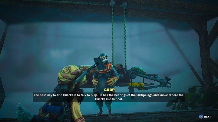 W trakcie rozmowy Glutomir poinformuje Was, że stworzył broń, która będzie mogła odwrócić uwagę Puchcia Chruma, jednak potrzebuje do niej specjalnej amunicji - Biomutant: Glutomir/Goop - solucja, opis przejścia - Biomutant - poradnik do gry