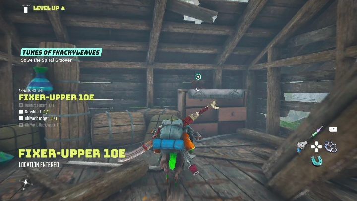 Następnie wróćcie do gramofonu, włóżcie płytę i ustawcie wszystkie elementy zgodnie z kolorami - Biomutant: Melodie Kamienioknupów - solucja, opis przejścia - Biomutant - poradnik do gry