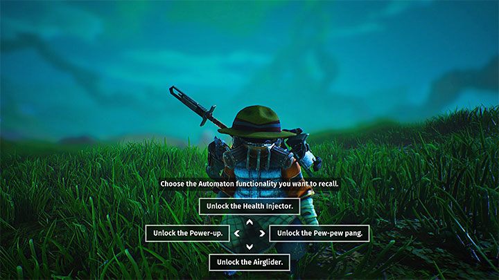 Po rozegraniu każdej retrospekcji (nawet jeśli przegracie bitwę) gra pozwoli Wam wybrać 1 nową zdolność Automatona - Biomutant: Trofea/Osiągnięcia - lista - Biomutant - poradnik do gry