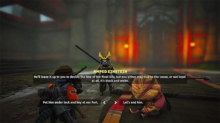 Po wygranej walce gra pozwoli Wam dokonać wyboru - zniewolenia lub zabicia wrogiego lidera - Biomutant: Trofea/Osiągnięcia - lista - Biomutant - poradnik do gry