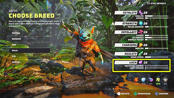 Innym sposobem na ułatwienie sobie zdobycia trofeum jest dążenie do zwiększania szans zadawania obrażeń krytycznych (Critical Chance) - Biomutant: Trofea/Osiągnięcia - lista - Biomutant - poradnik do gry
