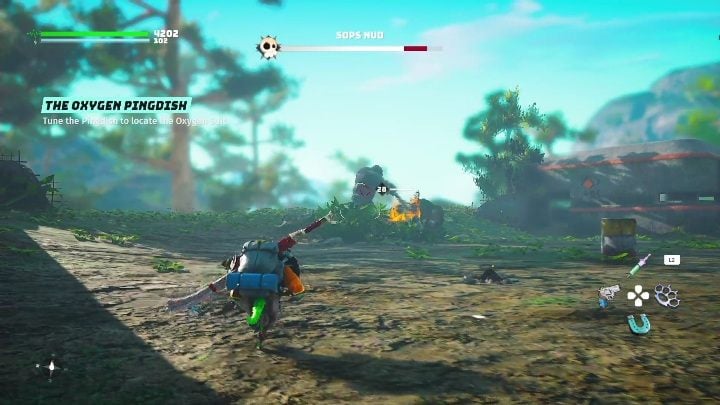 Satelitę do sprawdzenia sygnału znajdziecie w Pingdish 11H - Biomutant: Skafander tlenowy - solucja, opis przejścia - Biomutant - poradnik do gry