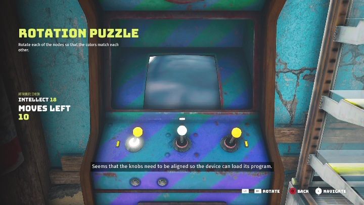 Pierwszy automat znajdziecie w budynku, zaraz przy wejściu - Biomutant: Poszukiwania Piszczydynksów - solucja, opis przejścia - Biomutant - poradnik do gry