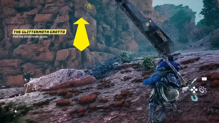 Grota błyskomoli znajduje się wysoko w górach, dlatego czeka Was krótka wspinaczka - Biomutant: Noko - solucja, opis przejścia - Biomutant - poradnik do gry