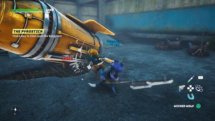 Główne drzwi magazynu będą zamknięte, dlatego musicie znaleźć sposób, jak przedostać się na drugą stronę - Biomutant: Zium/Whiz - solucja, opis przejścia - Biomutant - poradnik do gry