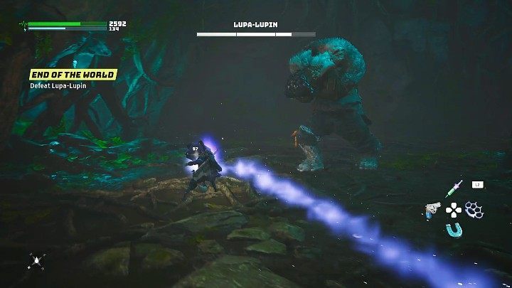 Należy tutaj zaznaczyć fakt, że Lupa-Lupin może blokować ataki psioniczne i inne ataki specjalne, co w znacznym stopniu zniweluje wyrządzane obrażenia - Biomutant: Koniec Świata/End of the World - solucja, opis przejścia - Biomutant - poradnik do gry