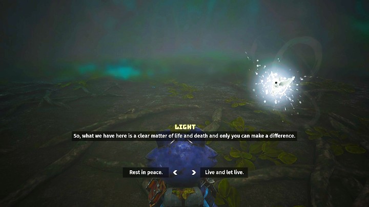 Gdy zdrowie Lupa-Lupina spadnie do zera, walka z finałowym bossem gry Biomutant dobiegnie końca, a Wy będziecie musieli zdecydować, jaki los spotka pokonanego drapieżnika - Biomutant: Koniec Świata/End of the World - solucja, opis przejścia - Biomutant - poradnik do gry