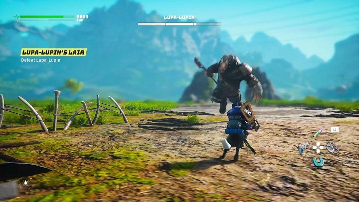 Ostatnim groźnym atakiem tego przeciwnika jest atak z wyskoku - Biomutant: Lupa-Lupin, 1 starcie - jak pokonać? - Biomutant - poradnik do gry