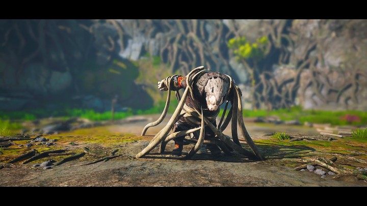 Gdy zdrowie przeciwnika spadnie do zera, Lupa-Lupin zostanie złapany przez pnącza Drzewa Życia (Tree of Life) i walka z jednym z bossów gry Biomutant dobiegnie końca - Biomutant: Lupa-Lupin, 1 starcie - jak pokonać? - Biomutant - poradnik do gry