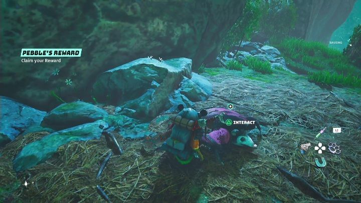 Po wykonaniu wszystkich zadań dla Pebble dostaniecie nowy środek transportu - Biomutant: Żwirek Babrek - solucja, opis przejścia - Biomutant - poradnik do gry