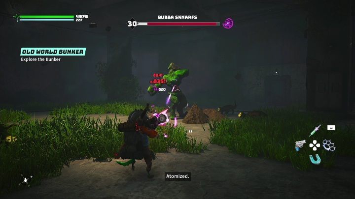 W bunkrze znajduje się kilku przeciwników - Biomutant: Skafander bezpieczeństwa - solucja, opis przejścia - Biomutant - poradnik do gry