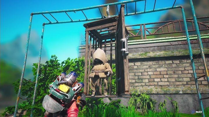 Na pierwszego więźnia natkniecie się w parku A-Kuku - Biomutant: Więźniowie - solucja, opis przejścia - Biomutant - poradnik do gry