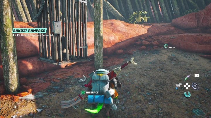 Na kolejnego więźnia natkniecie się w Obozie Mossurka - Biomutant: Więźniowie - solucja, opis przejścia - Biomutant - poradnik do gry