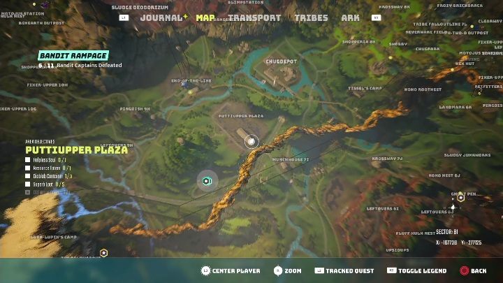 Lokalizacja: Plac Puttigórka (Puttiupper Plaza) - Biomutant: Więźniowie - solucja, opis przejścia - Biomutant - poradnik do gry