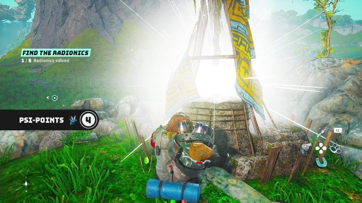 Tę świątynie znajdziecie w na łące, w okolicy Stacji Iskier, zaraz przy kamieniach - Biomutant: Kapliczki Psioniczne - lista wszystkich - Biomutant - poradnik do gry