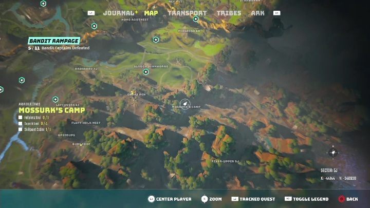 Lokalizacja: Obóz Mossurka (Mossurks Camp) - Biomutant: Kodeksy punktów umiejętności - lista wszystkich - Biomutant - poradnik do gry