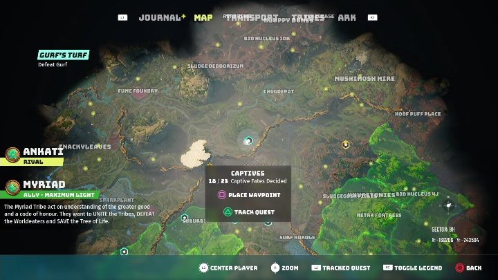 Lokalizacja: Teren Gurfa (Gurfs Turf) - Biomutant: Kodeksy punktów umiejętności - lista wszystkich - Biomutant - poradnik do gry