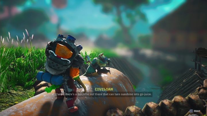 Jak zacząć: Porozmawiać z mężczyzną w mieście - Nambi (Namby) - Biomutant: Widoki na słoneczne lustro - solucja, opis przejścia - Biomutant - poradnik do gry