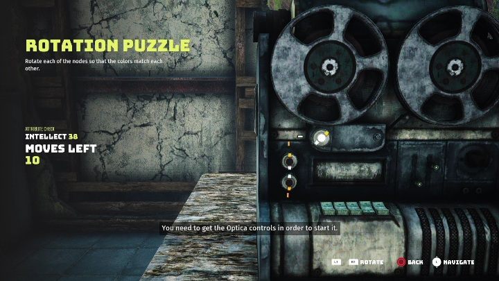 Ostatni element znajdziecie w starym sklepie, na zniszczonym biurku - Biomutant: Promienioświatło - solucja, opis przejścia - Biomutant - poradnik do gry