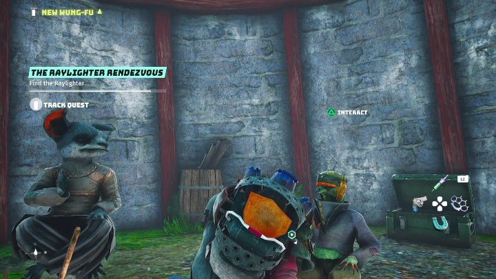 Jak zacząć: Porozmawiać z mężczyzną w zniszczonej wieży - Powalnica (Torndown) - Biomutant: Myślmonitor - solucja, opis przejścia - Biomutant - poradnik do gry