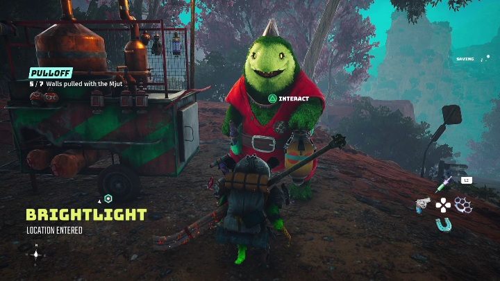 Jak zacząć: Porozmawiać z mężczyzną czekającym na górze - w Światłośnii (Brightlight) - Biomutant: Jotysz - solucja, opis przejścia - Biomutant - poradnik do gry