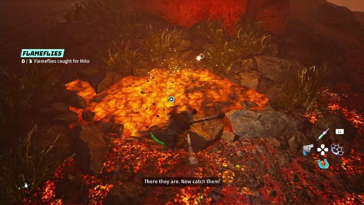 Po pozbyciu się przeciwników musicie zdobyć 3 świecące owady, które potrzebne są do lampionów - Biomutant: Jotysz - solucja, opis przejścia - Biomutant - poradnik do gry