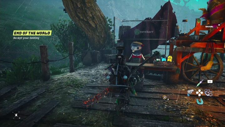 Jak zacząć: Porozmawiać z mężczyzną w (Bullibull Glade) - Biomutant: Jumble - solucja, opis przejścia - Biomutant - poradnik do gry