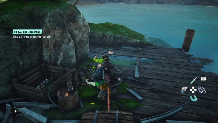 Kolejne zadanie polega jedynie na przyniesieniu szklanego naczynia - Biomutant: Jumble - solucja, opis przejścia - Biomutant - poradnik do gry