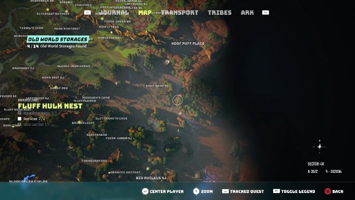 Lokalizacja: Leże Puchomolocha (Fluff Hulk Nest) - Biomutant: Magazyn z Dawnoświata - solucja, opis przejścia - Biomutant - poradnik do gry