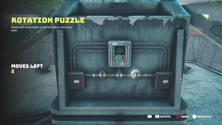 Aby dostać się do satelity musicie rozwiązać zagadkę - Biomutant: Skafander przeciwpromienny - solucja, opis przejścia - Biomutant - poradnik do gry