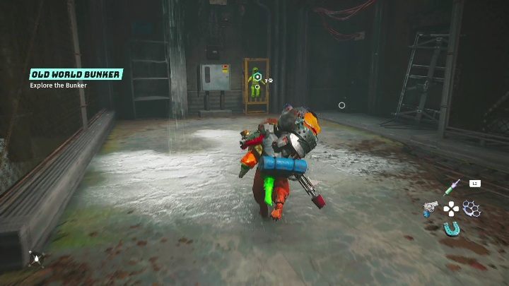 Przed wejściem musicie pokonać przeciwnika - Biomutant: Skafander przeciwpromienny - solucja, opis przejścia - Biomutant - poradnik do gry