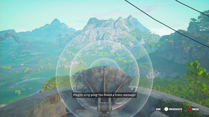 Gdy dostaniecie dostęp do satelity, nakierujcie ją na górę, po prawej stronie - Biomutant: Skafander przeciwmrozowy - solucja, opis przejścia - Biomutant - poradnik do gry