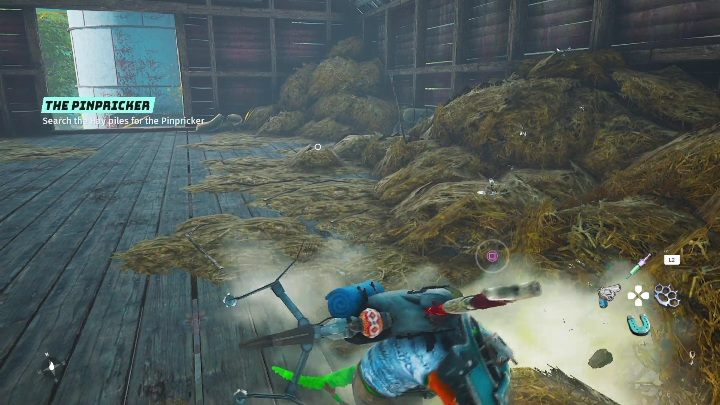 Wewnątrz musicie przeszukać siano, aby odnaleźć igłę - Biomutant: Maya - solucja, opis przejścia - Biomutant - poradnik do gry