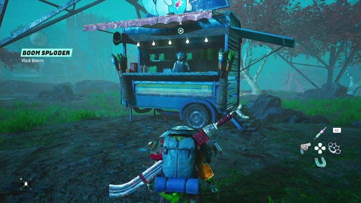 Po rozmowie z mężczyzną w Flipcioflap musicie udać się na spotkanie z Bum - Biomutant: Bum - solucja, opis przejścia - Biomutant - poradnik do gry