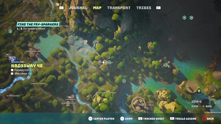 Lokalizacja: W zniszczonym budynku, w Pokrzyżowanie 4E (Krossway 4E) - Biomutant: Znajdź Okopudła - solucja, opis przejścia - Biomutant - poradnik do gry