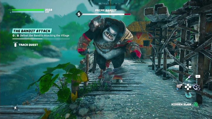 Waszym zadaniem jest zabicie kilku oprawców, zazwyczaj 5/8 - Biomutant: Atak bandytów - solucja, opis przejścia - Biomutant - poradnik do gry