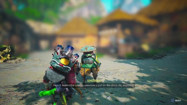 Jak zacząć: Porozmawiać z Smurki, w Hobidonk (Hobydonk) - Biomutant: Wkręcanie się w Rowkokręt - solucja, wszystkie gramofony - Biomutant - poradnik do gry