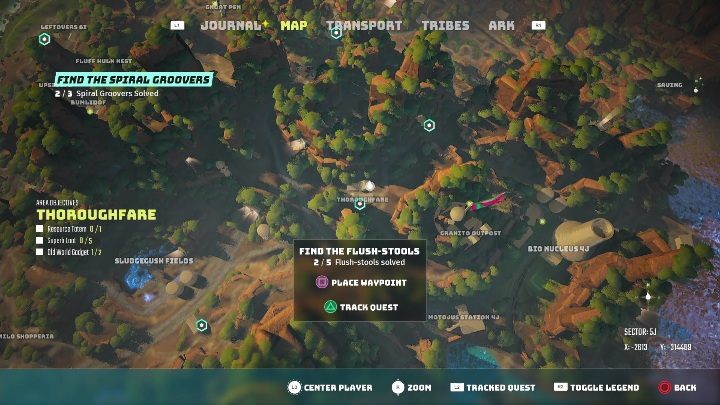 Lokalizacja: Przelotdroga (Thoroughfare) - Biomutant: Wkręcanie się w Rowkokręt - solucja, wszystkie gramofony - Biomutant - poradnik do gry