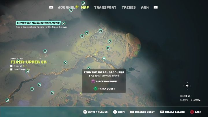 Lokalizacja: Doremoncik 6K (Fixer-Upper 6K) - Biomutant: Wkręcanie się w Rowkokręt - solucja, wszystkie gramofony - Biomutant - poradnik do gry