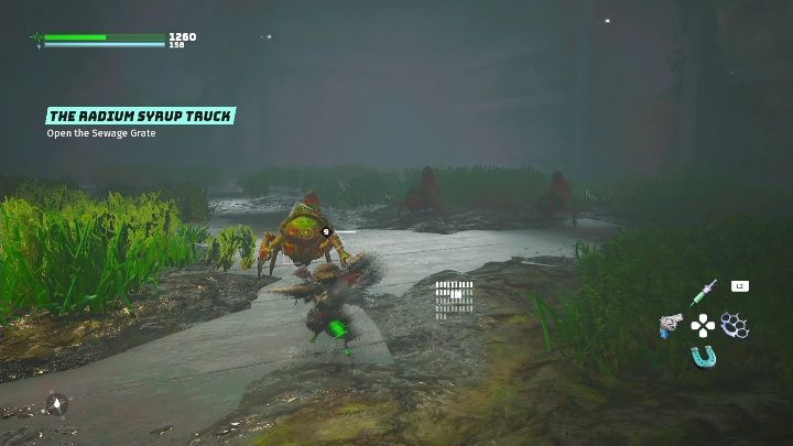 W kanałach możecie stoczyć walkę z grupą przeciwników - Biomutant: Chlup - solucja, opis przejścia - Biomutant - poradnik do gry