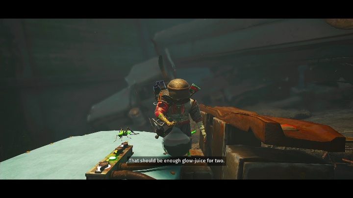 Po zdobyciu napoju musicie udać się do zleceniodawcy, aby oddać mu trunek - Biomutant: Chlup - solucja, opis przejścia - Biomutant - poradnik do gry