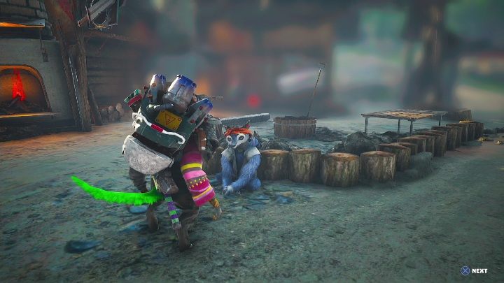 Jak zacząć: Porozmawiać z mieszkańcem Pokbur (Pokburr) - Biomutant: Klik - solucja, opis przejścia - Biomutant - poradnik do gry